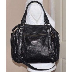 COACH Alexandria Croc Embossed Convertible Bag